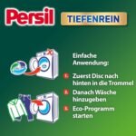 Persil Deep Clean 4-in-1-Discs (4 x 76 Waschgänge), Universalwaschmittel mit Tiefenreinigungstechnologie, Vollwaschmittel für strahlend saubere Wäsche und hygienische Frische in der Maschine