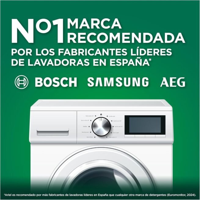 Detergente líquido para lavadora ARIEL PODS Platinum (120*3/360cápsulas/tabletas), jabón extra potente, quitamanchas, limpieza profunda