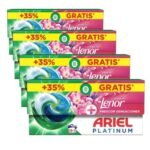 Ariel Platinum Toque Lenor Sensaciones Pack Ahorro 4 x 26 Cápsulas